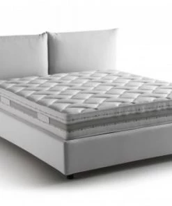 Talamo Italia Lits Lit Coffre Cm 160x190 En Tissu Blanc -Sommiers Soldes lit coffre cm 160x190 en tissu blanc 9