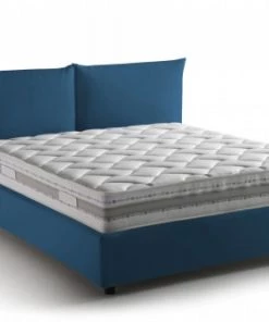 Talamo Italia Lits Lit Coffre Cm 160x190 En Tissu Bleu -Sommiers Soldes lit coffre cm 160x190 en tissu bleu 8