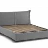 Talamo Italia Lits Lit Coffre Cm 160x200 En Tissu Gris -Sommiers Soldes lit coffre cm 160x200 en tissu gris
