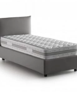 Talamo Italia Lits Lit Coffre Cm 80x190 En Tissu Gris -Sommiers Soldes lit coffre cm 80x190 en tissu gris 3