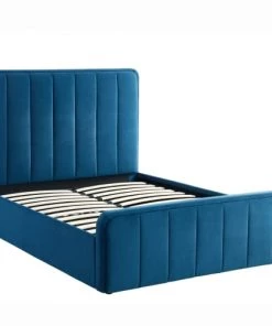 Homifab Lits Lit Coffre En Velours Bleu Canard 140x190 Avec Sommier Et Tête De Lit 10 Homifab Lits Lit Coffre En Velours Bleu Canard 140x190 Avec Sommier Et Tête De Lit -Sommiers Soldes lit coffre en velours bleu canard 140x190 avec sommier et tete de lit 2