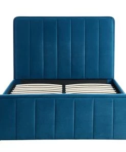 Homifab Lits Lit Coffre En Velours Bleu Canard 140x190 Avec Sommier Et Tête De Lit 11 Homifab Lits Lit Coffre En Velours Bleu Canard 140x190 Avec Sommier Et Tête De Lit -Sommiers Soldes lit coffre en velours bleu canard 140x190 avec sommier et tete de lit 3