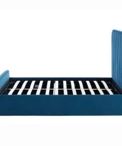 Homifab Lits Lit Coffre En Velours Bleu Canard 140x190 Avec Sommier Et Tête De Lit 12 Homifab Lits Lit Coffre En Velours Bleu Canard 140x190 Avec Sommier Et Tête De Lit -Sommiers Soldes lit coffre en velours bleu canard 140x190 avec sommier et tete de lit 4