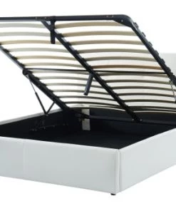 Baita Lits Lit Coffre Simili Blanc Coffre 160x200 Sommier Inclus 12 Baita Lits Lit Coffre Simili Blanc Coffre 160x200 Sommier Inclus -Sommiers Soldes lit coffre simili blanc coffre 160x200 sommier inclus 4