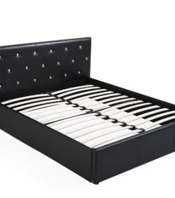 Baita Lits Lit Coffre Simili Noir 160x200 Sommier Inclus 13 Baita Lits Lit Coffre Simili Noir 160x200 Sommier Inclus -Sommiers Soldes lit coffre simili noir 160x200 sommier inclus 11