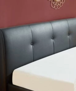 Baita Lits Lit Coffre Simili Noir 160x200 Sommier Inclus -Sommiers Soldes lit coffre simili noir 160x200 sommier inclus 5