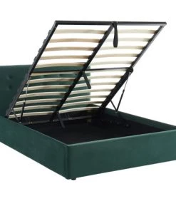 Homifab Lits Lit Coffre Velours Vert 140x190 Avec Sommier Et Tête De Lit 10 Homifab Lits Lit Coffre Velours Vert 140x190 Avec Sommier Et Tête De Lit -Sommiers Soldes lit coffre velours vert 140x190 avec sommier et tete de lit 2