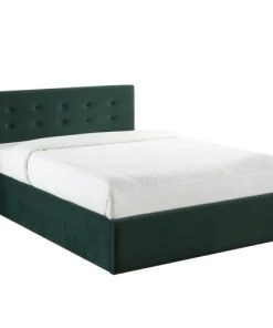 Homifab Lits Lit Coffre Velours Vert 140x190 Avec Sommier Et Tête De Lit 11 Homifab Lits Lit Coffre Velours Vert 140x190 Avec Sommier Et Tête De Lit -Sommiers Soldes lit coffre velours vert 140x190 avec sommier et tete de lit 3