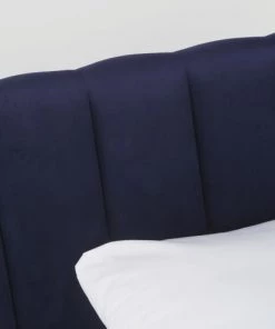 Maisons Du Monde Lits Lit Coffre Vintage 160x200 Avec Sommier à Lattes En Velours Bleu Nuit, OEKO-TEX® 9 Maisons Du Monde Lits Lit Coffre Vintage 160x200 Avec Sommier à Lattes En Velours Bleu Nuit, OEKO-TEX® -Sommiers Soldes lit coffre vintage 160x200 avec sommier a lattes en velours bleu nuit oeko tex 1000 2 11 219812 3