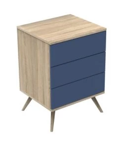 Sauthon Original Lits Lit Combiné évolutif 103x181x68cm Bleu -Sommiers Soldes lit combine evolutif 103x181x68cm bleu 2