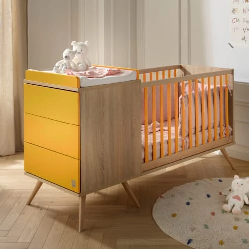 Sauthon Original Lits Lit Combiné évolutif 103x181x68cm Jaune 6 Sauthon Original Lits Lit Combiné évolutif 103x181x68cm Jaune – Image 4