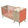 Sauthon Original Lits Lit Combiné évolutif 103x181x68cm Orange -Sommiers Soldes lit combine evolutif 103x181x68cm orange