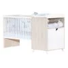 BabyPrice Lits Lit Combiné Evolutif 120x60 En 90x190 En Bois Beige