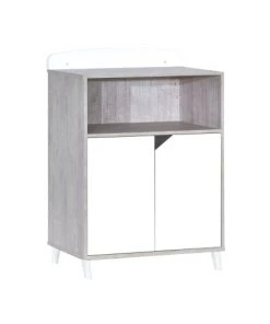 BabyPrice Lits Lit Combiné Evolutif 120x60 En 90x190 En Bois Gris Foncé -Sommiers Soldes lit combine evolutif 120x60 en 90x190 en bois gris fonce 2