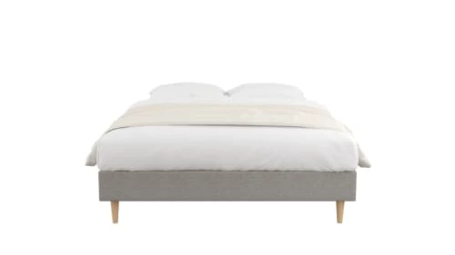 Moondaca Sommiers Lit Déco Tapissier En Kit 160x200 Gris Clair 4 Pieds Inclus 6 Moondaca Sommiers Lit Déco Tapissier En Kit 160x200 Gris Clair 4 Pieds Inclus – Image 4