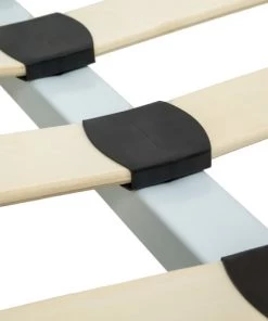 Tectake Lits Lit Design Romantique Avec Sommier 200 X 140 Cm Blanc/blanc -Sommiers Soldes lit design romantique avec sommier 200 x 140 cm blanc blanc 2