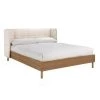 Rendez Vous Déco Lits Lit Double 140x190 Cm En Tissu Beige -Sommiers Soldes lit double 140x190 cm en tissu beige 6