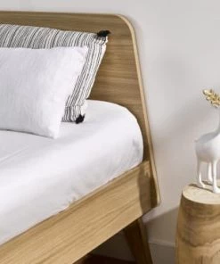 Nateo Concept Lits Lit Double 140x200 Cm En Chêne 10 Nateo Concept Lits Lit Double 140x200 Cm En Chêne -Sommiers Soldes lit double 140x200 cm en chene 3