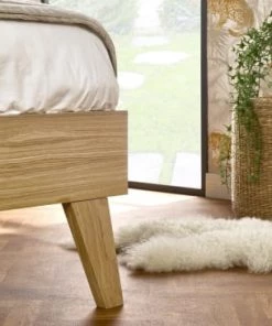 Nateo Concept Lits Lit Double 140x200 Cm En Chêne 11 Nateo Concept Lits Lit Double 140x200 Cm En Chêne -Sommiers Soldes lit double 140x200 cm en chene 4