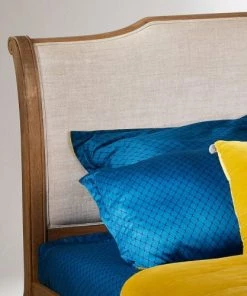 Robin Des Bois Lits Lit Double 160 En Chêne Et Sommier Naturel Foncé -Sommiers Soldes lit double 160 en chene et sommier naturel fonce 4