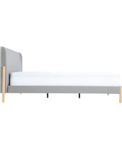 Rendez Vous Déco Lits Lit Double 160x200 Cm En Tissu Gris 13 Rendez Vous Déco Lits Lit Double 160x200 Cm En Tissu Gris -Sommiers Soldes lit double 160x200 cm en tissu gris 11