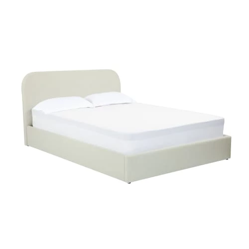 Rendez Vous Déco Lits Lit Double Avec Coffre 140x190 Cm En Tissu Beige 8 Rendez Vous Déco Lits Lit Double Avec Coffre 140x190 Cm En Tissu Beige – Image 6