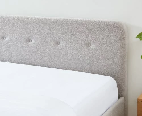 Baita Lits Lit Double Bouclette Grise Sommier 160x200cm Inclus 8 Baita Lits Lit Double Bouclette Grise Sommier 160x200cm Inclus – Image 6