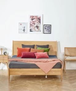 Robin Des Bois Lits Lit Double En Chêne -Sommiers Soldes lit double en chene 1