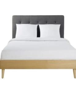 Maisons Du Monde Lits Lit Double Gris Anthracite En Eucalyptus, Couchage 160x200 10 Maisons Du Monde Lits Lit Double Gris Anthracite En Eucalyptus, Couchage 160x200 -Sommiers Soldes lit double gris anthracite en eucalyptus couchage 160x200 1000 2 7 199021 1 2