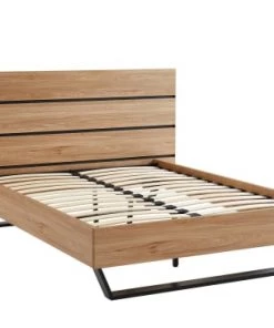 Baita Lits Lit Effet Chêne Et Métal Noir 140x190 Sommier Inclus 10 Baita Lits Lit Effet Chêne Et Métal Noir 140x190 Sommier Inclus -Sommiers Soldes lit effet chene et metal noir 140x190 sommier inclus 2