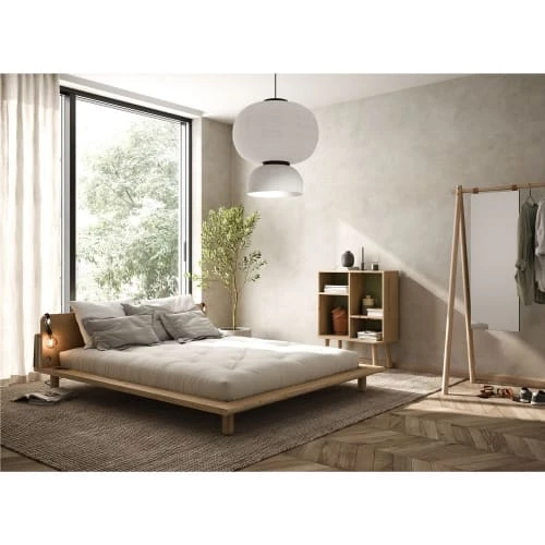 Karup Design Lits Lit En Bois Avec Lampes De Chevets 160x200cm 4 Karup Design Lits Lit En Bois Avec Lampes De Chevets 160x200cm – Image 2