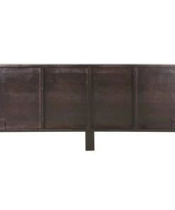 Maisons Du Monde Lits Lit En Manguier Massif Teinté 180x200 -Sommiers Soldes lit en manguier massif teinte 180x200 1000 4 1 165108 3