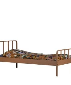 Woood Lits Lit En Métal 90x200cm Cuivre -Sommiers Soldes lit en metal 90x200cm cuivre 2