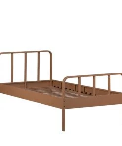 Woood Lits Lit En Métal 90x200cm Cuivre -Sommiers Soldes lit en metal 90x200cm cuivre 5
