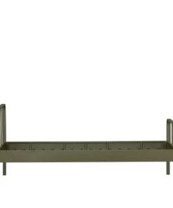 Woood Lits Lit En Métal 90x200cm Vert Kaki -Sommiers Soldes lit en metal 90x200cm vert kaki 4