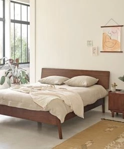 Bois Dessus Bois Dessous Lits Lit En Mindi Massif 160 Cm -Sommiers Soldes lit en mindi massif 160 cm 2