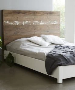 Bois Dessus Bois Dessous Lits Lit En Pin Recyclé Massif 160 Cm -Sommiers Soldes lit en pin recycle massif 160 cm 1