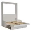 Calicosy Lits Lit Escamotable Blanc Avec Sofa - 1 à 2 Places -140X200