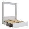 Calicosy Lits Lit Escamotable Blanc Et Sofa Sans Accoudoirs - 140X200