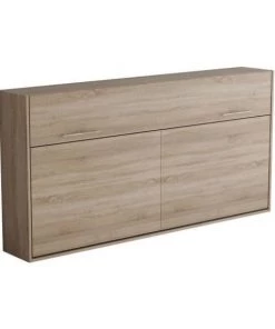 Calicosy Lits Lit Escamotable Horizontal 1 Place Avec Pied - 90 X 200 Cm - Marron 10 Calicosy Lits Lit Escamotable Horizontal 1 Place Avec Pied - 90 X 200 Cm - Marron -Sommiers Soldes lit escamotable horizontal 1 place avec pied 90 x 200 cm marron 2