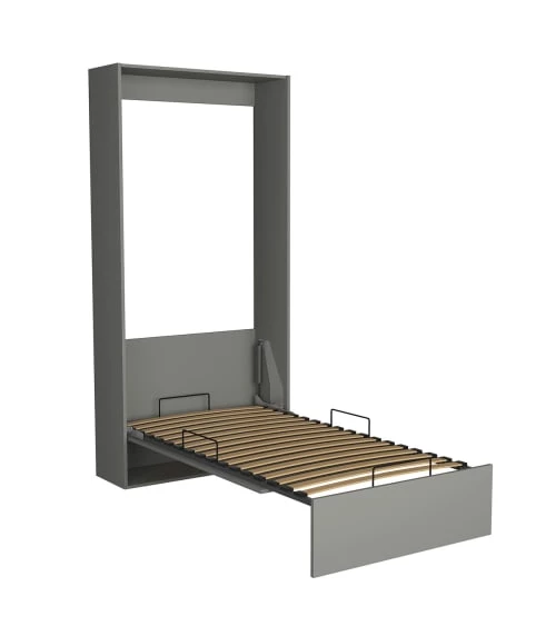 Calicosy Lits Lit Escamotable Vertical 1 Place - 90 X 200 Cm - Gris 3 Calicosy Lits Lit Escamotable Vertical 1 Place - 90 X 200 Cm - Gris
