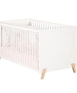BabyPrice Lits Lit évolutif 140x70 - Little Big Bed En Bois Blanc -Sommiers Soldes lit evolutif 140x70 little big bed en bois blanc 1