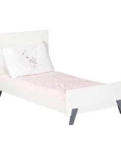BabyPrice Lits Lit évolutif 140x70 - Little Big Bed En Bois Blanc -Sommiers Soldes lit evolutif 140x70 little big bed en bois blanc 10