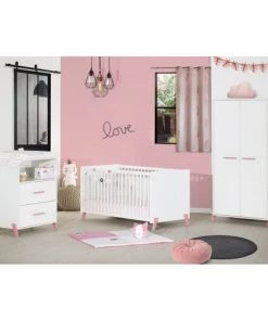 BabyPrice Lits Lit évolutif 140x70 - Little Big Bed En Bois Blanc -Sommiers Soldes lit evolutif 140x70 little big bed en bois blanc 16