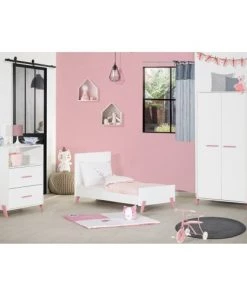 BabyPrice Lits Lit évolutif 140x70 - Little Big Bed En Bois Blanc -Sommiers Soldes lit evolutif 140x70 little big bed en bois blanc 17