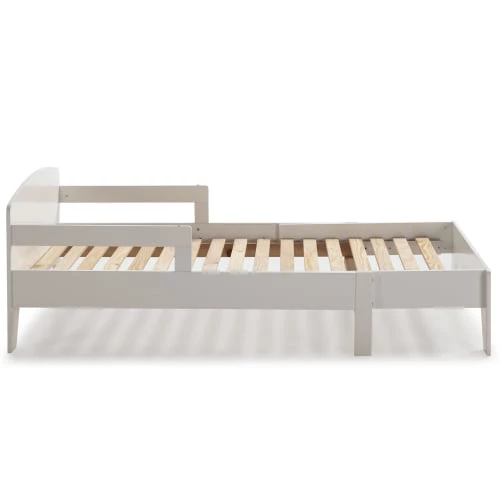 HOMN Lits Lit évolutif 90x140/190 Cm Blanc, MDF Laqué 8 HOMN Lits Lit évolutif 90x140/190 Cm Blanc, MDF Laqué – Image 6