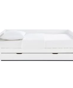 Maisons Du Monde Lits Lit Extensible 90x190 Blanc