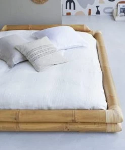 Tikamoon Lits Lit Futon En Bambou 160x200 Cm -Sommiers Soldes lit futon en bambou 160x200 cm 3