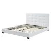 Baita Lits Lit Simili Blanc 140x190 Sommier Inclus