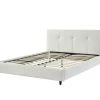 Baita Lits Lit Simili Blanc 140x190 Sommier Inclus